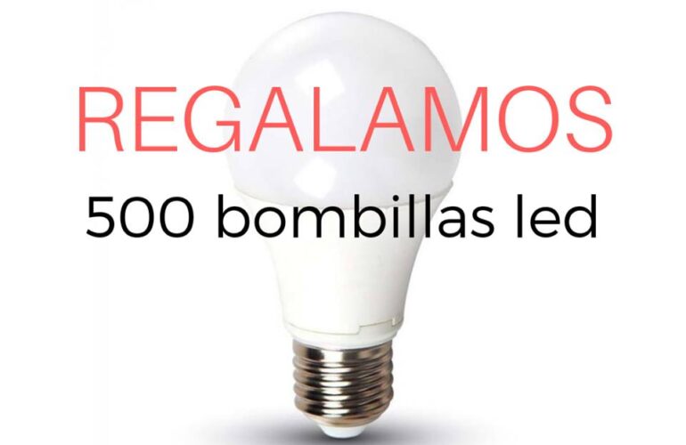 Regalamos 500 bombillas LED - Moneleg